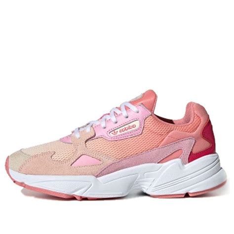 adidas falcon w pink schwarz|Adidas pink falcon shoes.